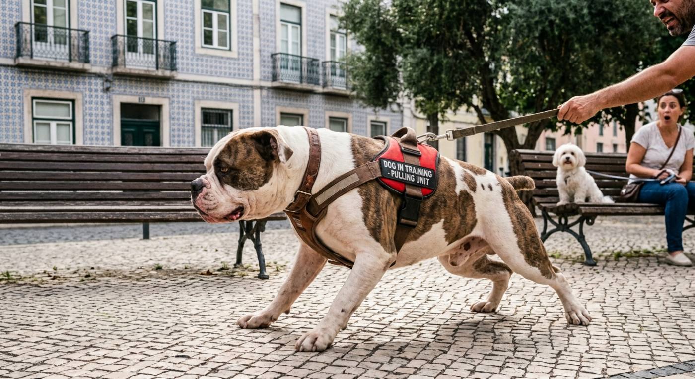 Cão que Puxa na Trela: Como Ensinar a Andar Bem